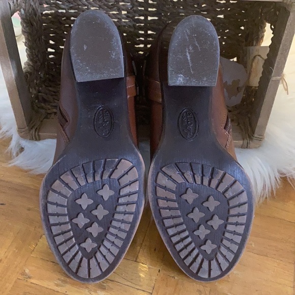 Brown boots ankle boots leather for women - Picture 4 of 11